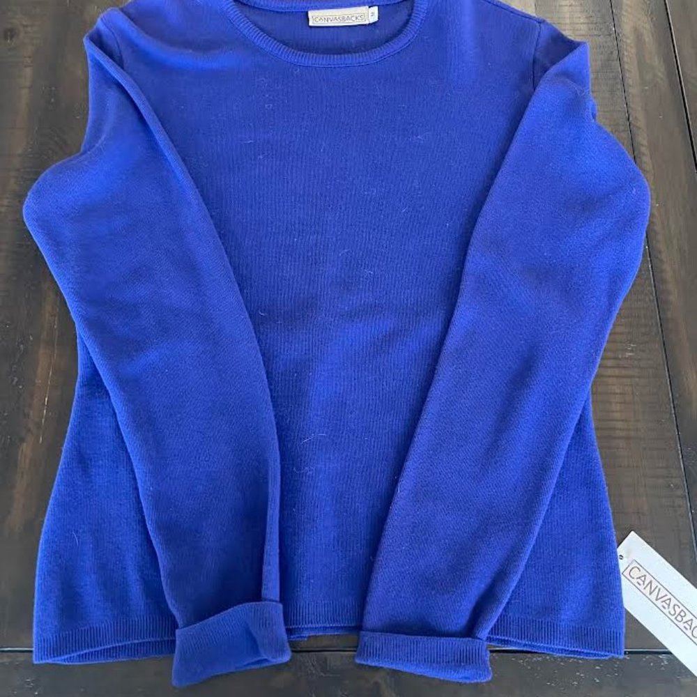 Royal blue Crew neck sweater